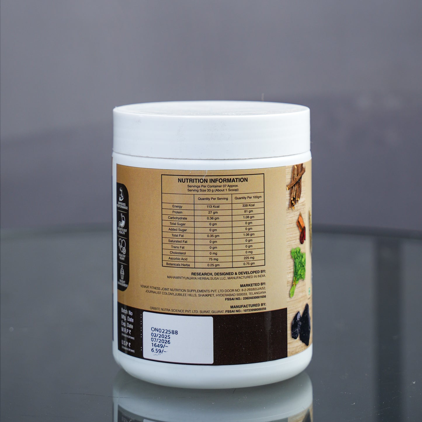 Joint Nutrition Isolate Whey Protein Kulfi 250g