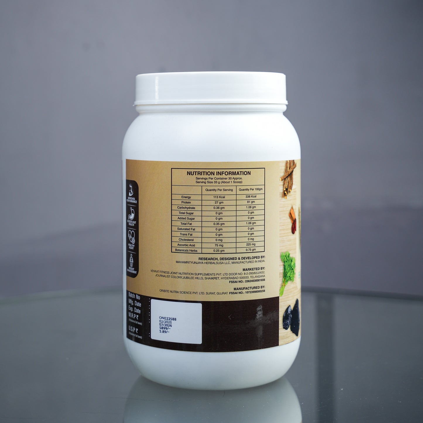 Joint Nutrition Isolate Whey Protein Kulfi 1kg