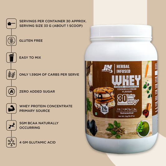 Joint Nutrition Concentrate Whey Protein Cookies & Cream 1kg