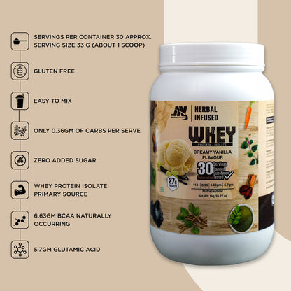 Joint Nutrition Isolate Whey Protein Creamy Vanilla 1kg