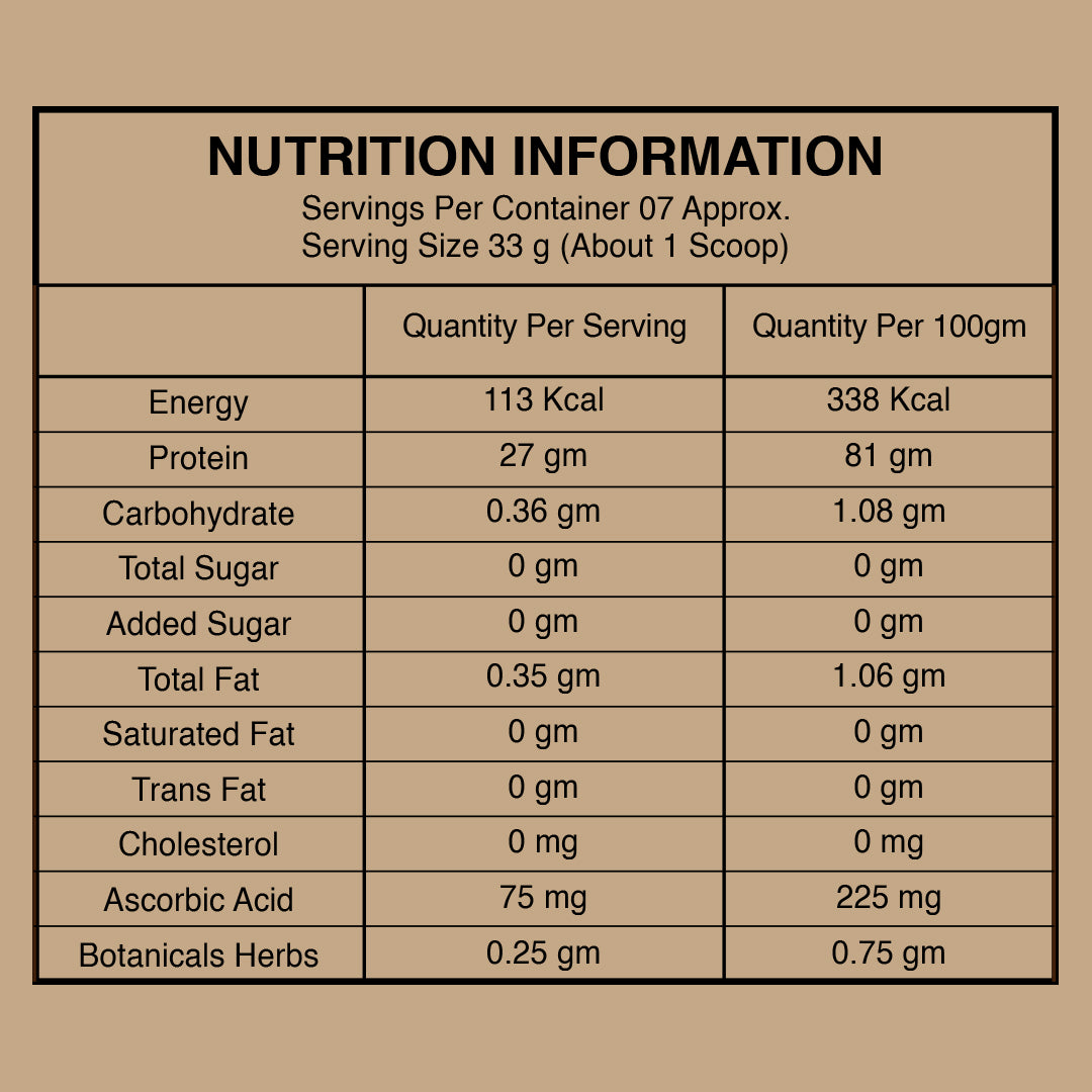 Joint Nutrition Isolate Whey Protein Creamy Vanilla 250g
